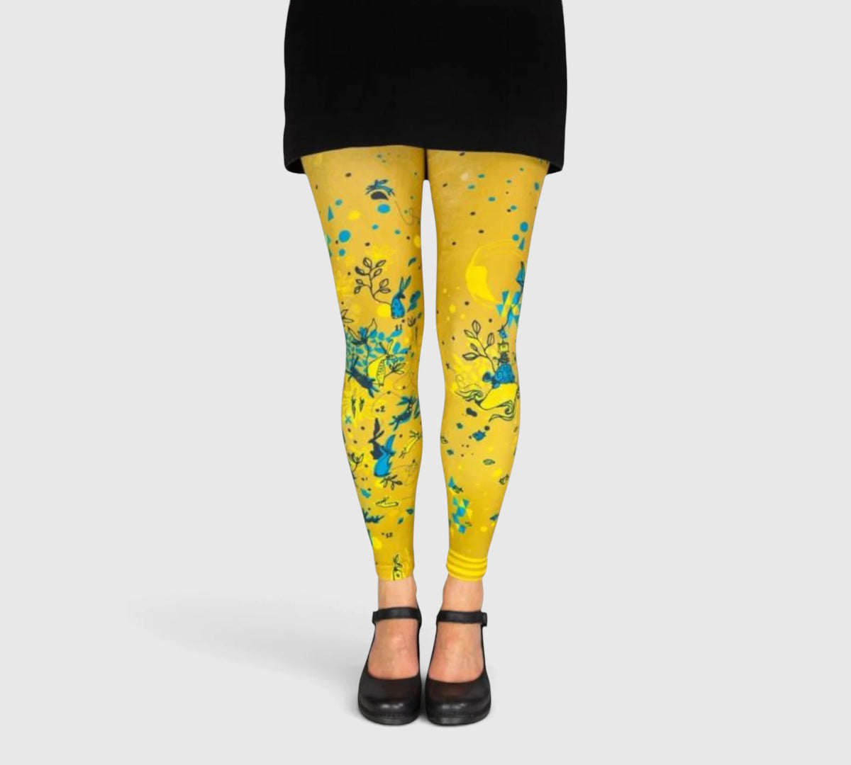 Legging Jaune Fantaisie pour Femme | Opaque et Résistant