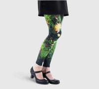 Leggings fantaisie : le charme d’un jardin aquatique