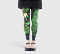 Leggings fantaisie : le charme d’un jardin aquatique