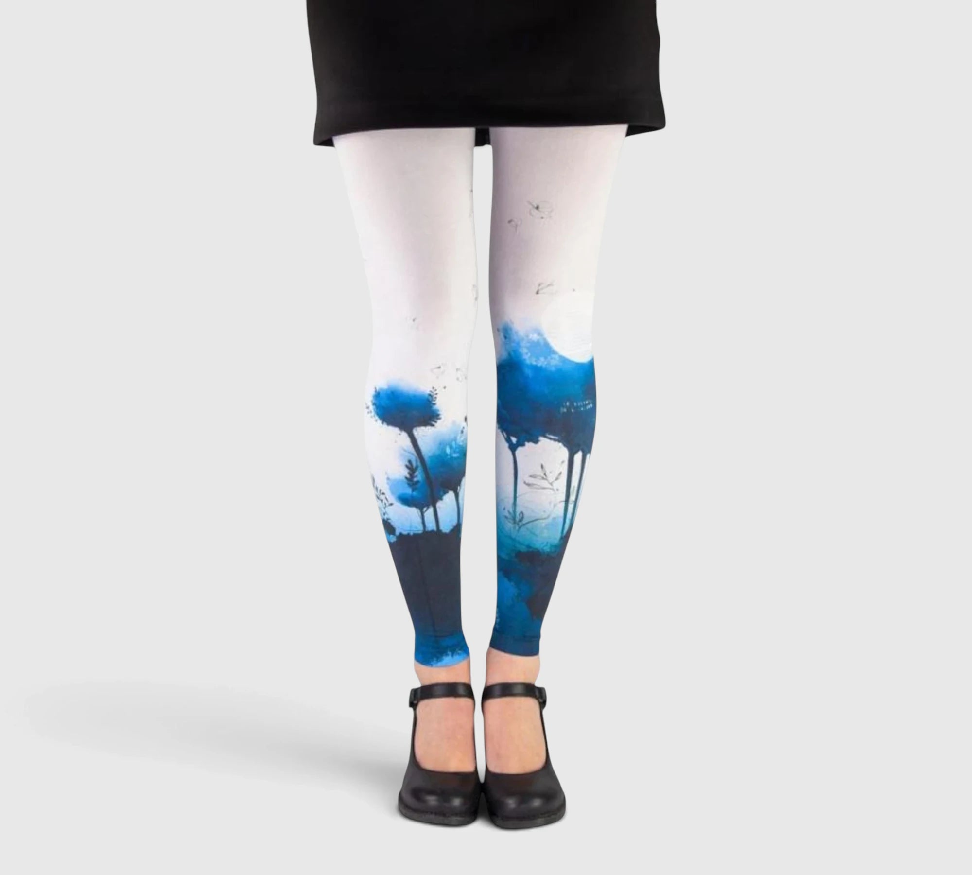 Leggings femme fantaisie indigo
