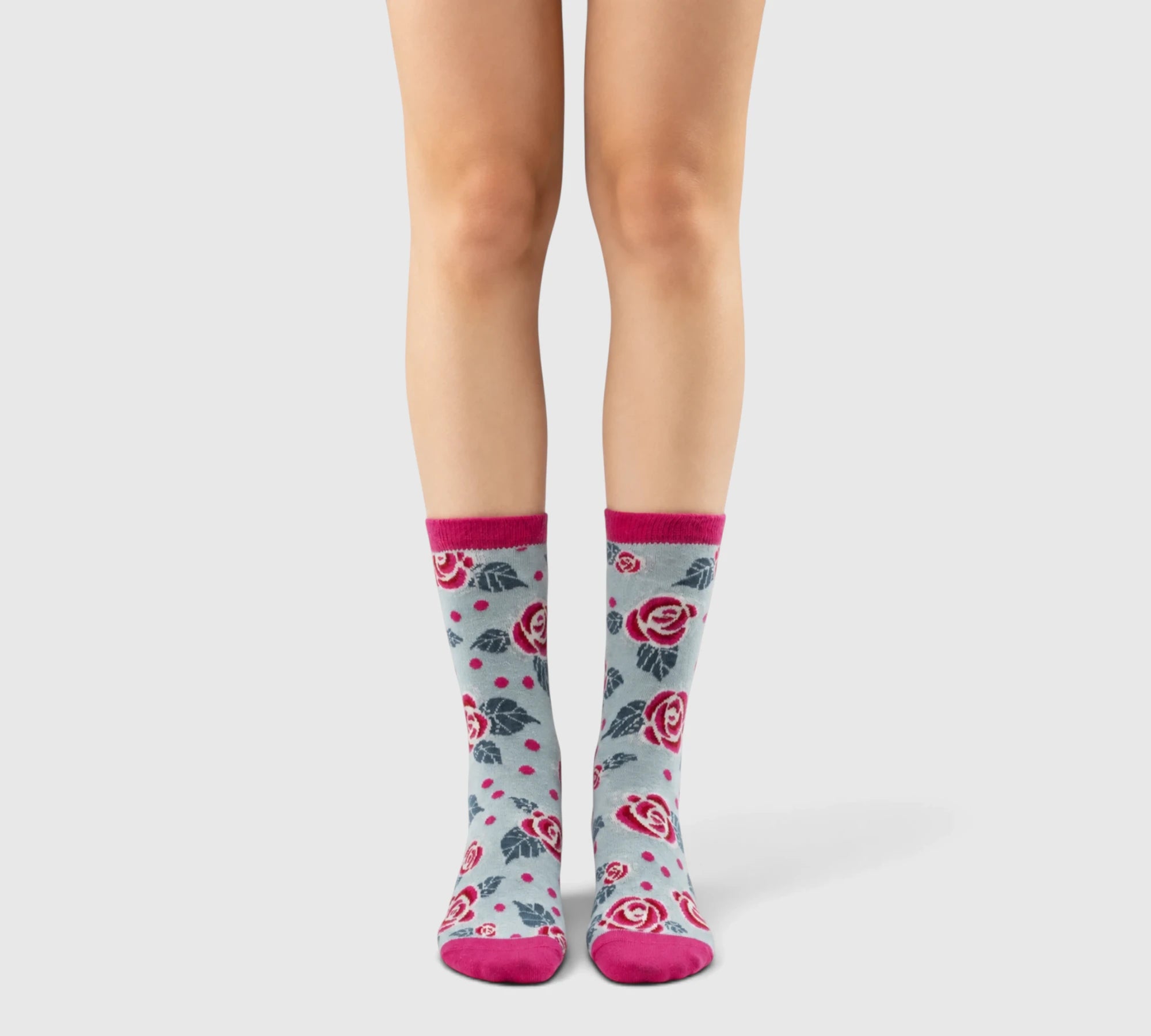 chaussettes coton bio fantaisie rosae